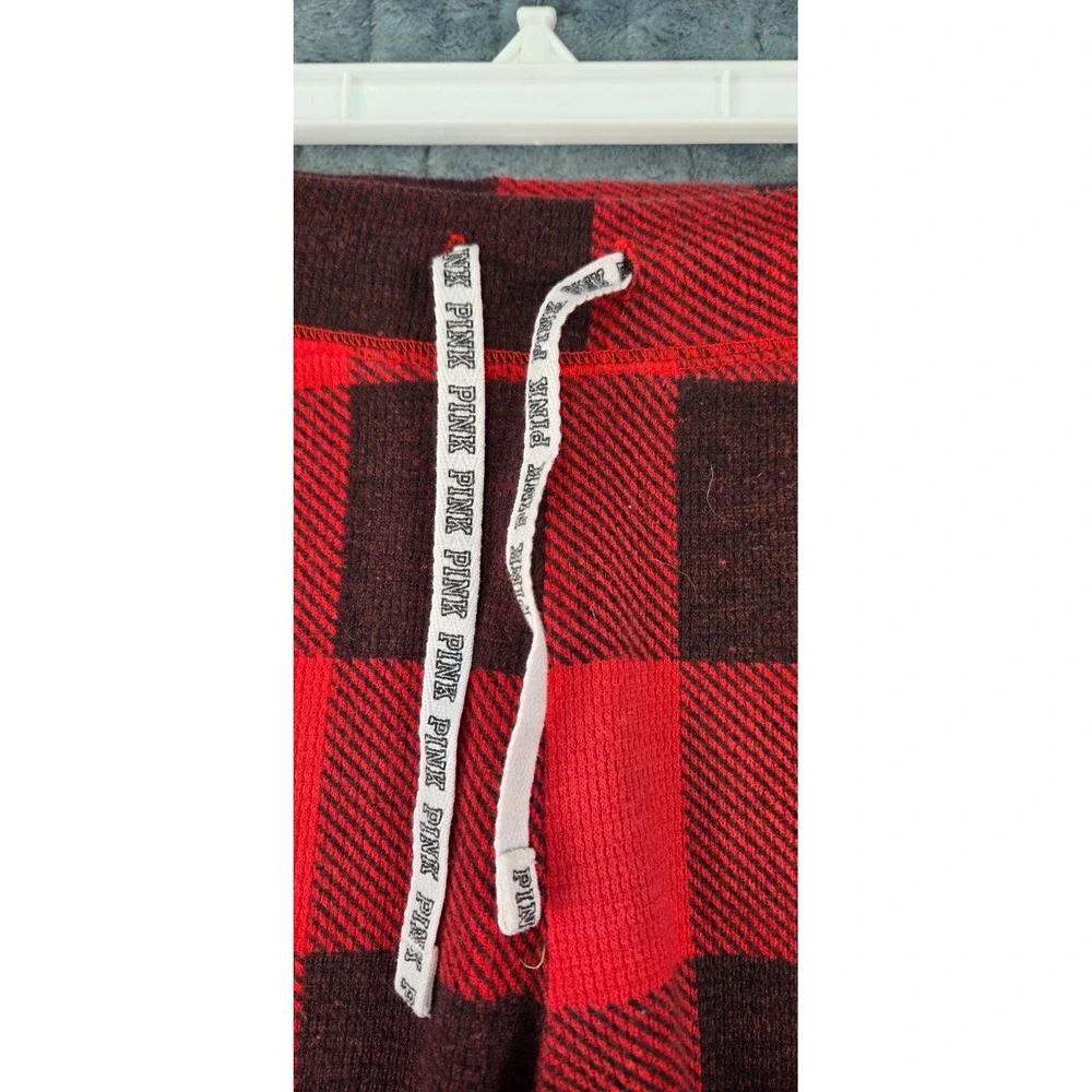 Pink Women's Plaid Red Black Pajama Sleepwear Pants Size‎ M